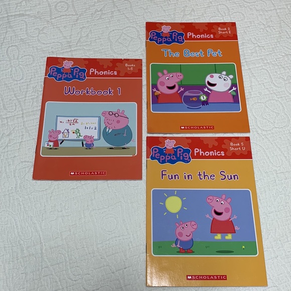 Peppa Pig Phonics Books - Incomplete, Like-New - Picture 2 of 11